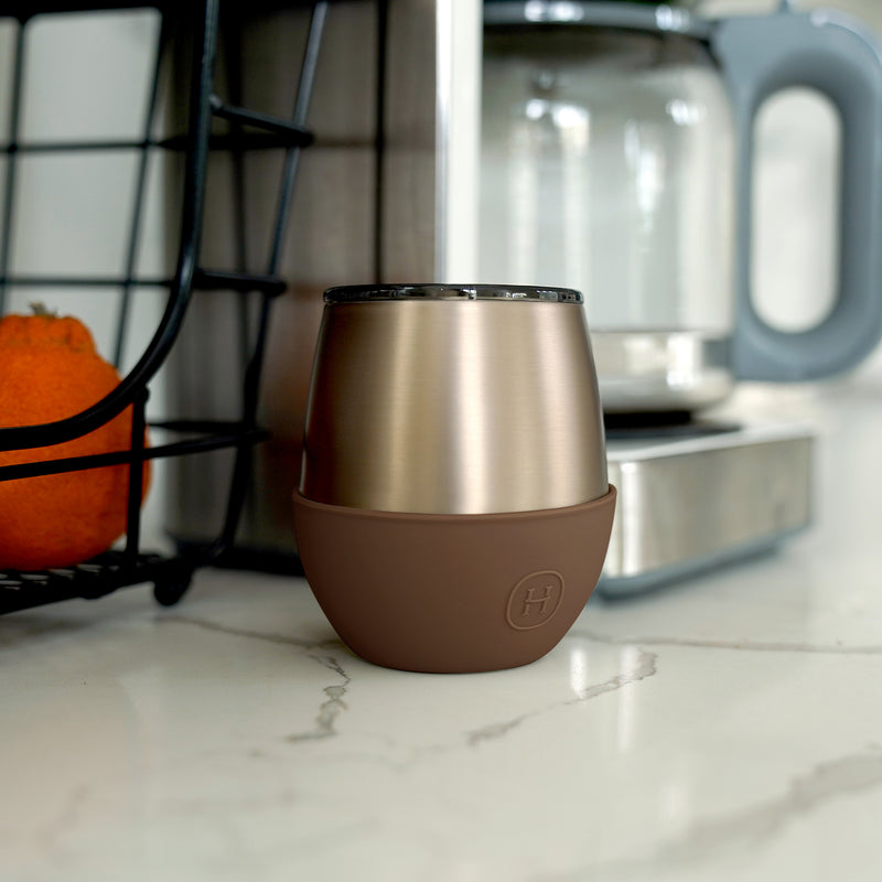 Metallic fir Tumbler-Mocha 8 OZ