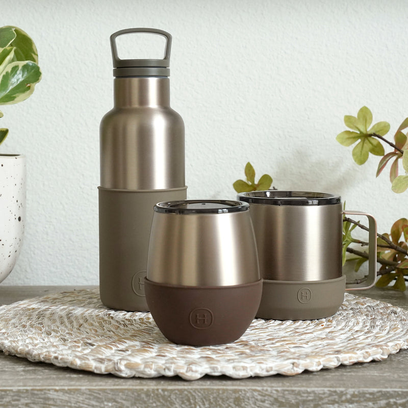 Metallic fir Tumbler-Mocha 8 OZ