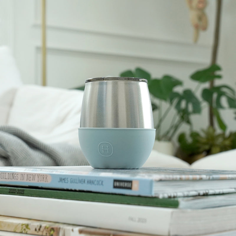 Silver Glitter Tumbler-Cumulus 8 OZ