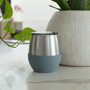 Silver Glitter Tumbler-Fjord 8 OZ