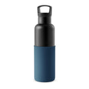 Black-Navy Blue 20 Oz, HYDY - Water bottles, 18/8 (304) Stainless Steel, BPA Free, Reusable