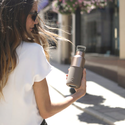 Metallic Fir-Wild 16 Oz - HYDY® Reusable Water Bottles With Infuser