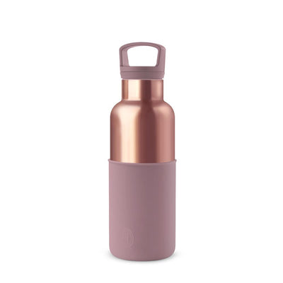 Pink Gold-Dusty Rose 16 Oz, HYDY - Water bottles, 18/8 (304) Stainless Steel, BPA Free, Reusable