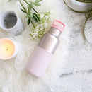 Pearl Pink-Cherry Blossoms 16 Oz - HYDY® Reusable Water Bottles With Infuser
