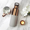Bronze Gold-Cloudy Grey 20 Oz, HYDY - Water bottles, 18/8 (304) Stainless Steel, BPA Free, Reusable